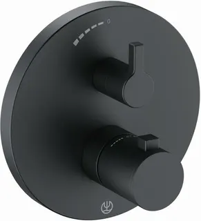 Kludi NOVA FONTE PURISTIC Brausehtermostat, Unterputz, Fertigset, mattschwarz